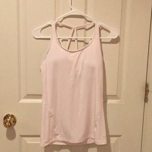 white athletic tank